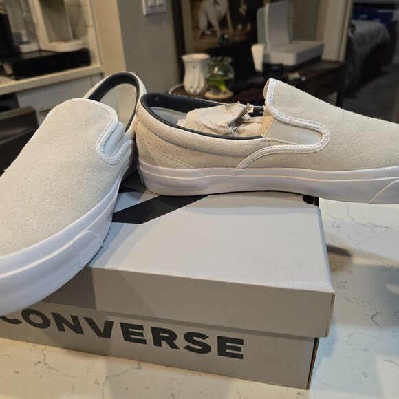 Converse CONS One Star CC Pro Slip-On White Black A11170C MENS SIZE 13 SKATE NEW - Picture 3 of 13